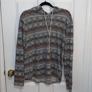 Mens Aztec Hoodie
